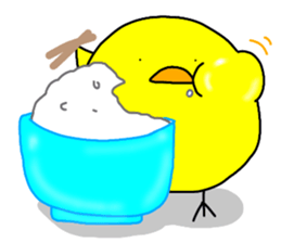 it is a day-to-day chick. sticker #7959421