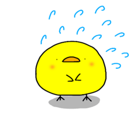 it is a day-to-day chick. sticker #7959429