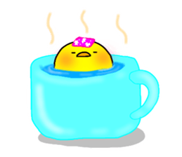 it is a day-to-day chick. sticker #7959437