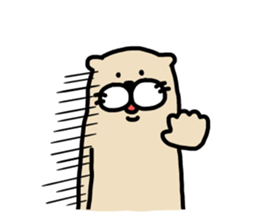 I am ferret. 5 sticker #7959550