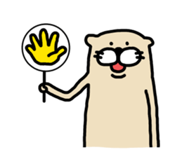 I am ferret. 5 sticker #7959559