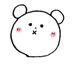 white bear flowing eloquence has bad sticker #7960026