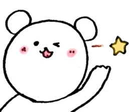 white bear flowing eloquence has bad sticker #7960031