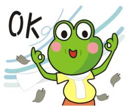 Big tripe frog sticker #7960274
