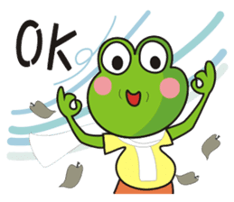 Big tripe frog sticker #7960274