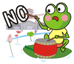 Big tripe frog sticker #7960275