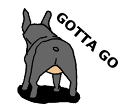 I am frenchbulldog!! sticker #7960586