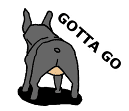 I am frenchbulldog!! sticker #7960586