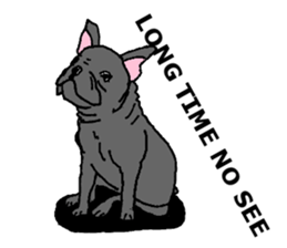 I am frenchbulldog!! sticker #7960594