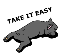 I am frenchbulldog!! sticker #7960606