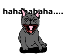 I am frenchbulldog!! sticker #7960609