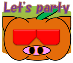 PumBkin(Japanese)/PumpOink(English) sticker #7960731