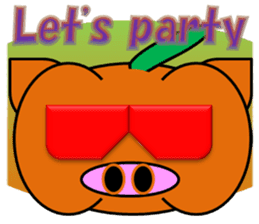 PumBkin(Japanese)/PumpOink(English) sticker #7960731