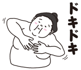 Very agile sumo wrestler sticker #7960897