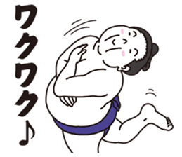 Very agile sumo wrestler sticker #7960898