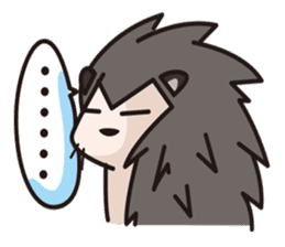 Hedgehog Gua's adorkable life sticker #7960949