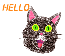 OranGigi~Lovely Cat Orange sticker #7961322