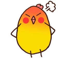 38 Cute chick sticker #7961377