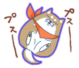 Disgusting dog and Girl sticker #7961708