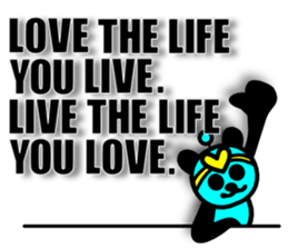 LIFE IS WHAT YOU ENJOY sticker #7962150