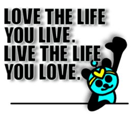 LIFE IS WHAT YOU ENJOY sticker #7962150