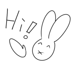 Funny Bunny Sally (EN) sticker #7962332