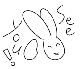 Funny Bunny Sally (EN) sticker #7962333