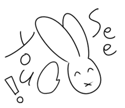Funny Bunny Sally (EN) sticker #7962333