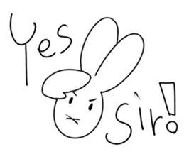 Funny Bunny Sally (EN) sticker #7962339