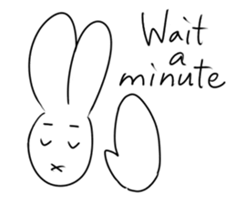 Funny Bunny Sally (EN) sticker #7962343