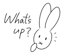 Funny Bunny Sally (EN) sticker #7962344