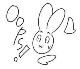 Funny Bunny Sally (EN) sticker #7962348