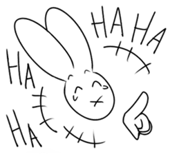 Funny Bunny Sally (EN) sticker #7962349