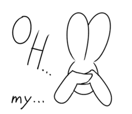 Funny Bunny Sally (EN) sticker #7962350