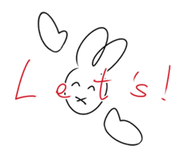 Funny Bunny Sally (EN) sticker #7962353