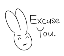 Funny Bunny Sally (EN) sticker #7962354