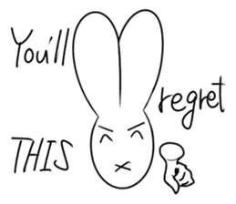 Funny Bunny Sally (EN) sticker #7962355