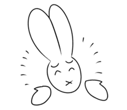 Funny Bunny Sally (EN) sticker #7962359