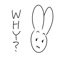 Funny Bunny Sally (EN) sticker #7962360