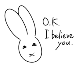 Funny Bunny Sally (EN) sticker #7962363