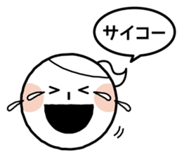 Boy and girl and penguin. sticker #7962546