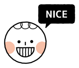 Boy and girl and penguin. sticker #7962548