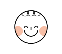 Boy and girl and penguin. sticker #7962560