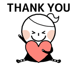 Boy and girl and penguin. sticker #7962566