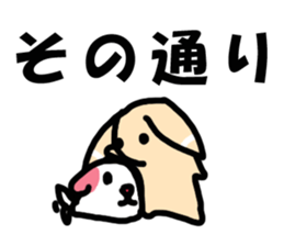 Fake rabbit? sticker #7962599