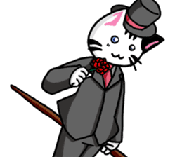 Cat Gentleman and Gentleman`s Holiday sticker #7963111