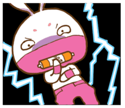 ninja rabbit sticker #7963738