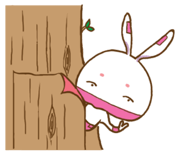 ninja rabbit sticker #7963768