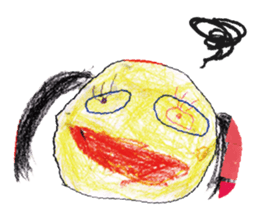 Kids painted sticker #7963873