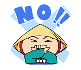 Kusatsu City's official mascot"Tabimaru" sticker #7964637